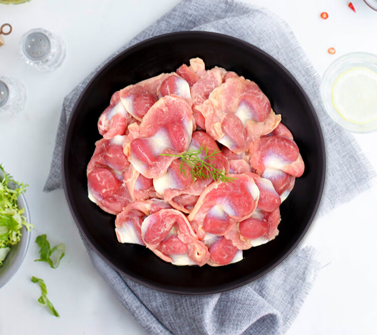 新鲜冷冻鸡胗卤烤煮鸡肉非即食 鸡胗子鸡盹2斤【图片 价格 品牌 报价