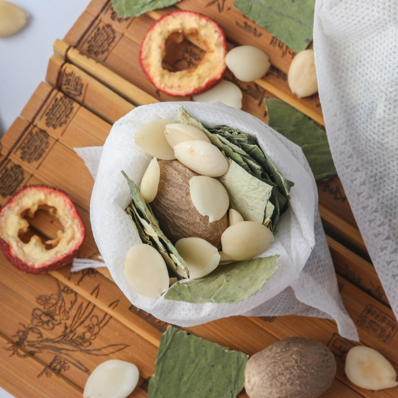 桃仁生山楂荷叶肉豆蔻各3克一件20份天然中药材店铺 中药材店铺【图片