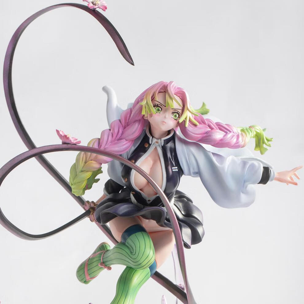 万代(bandai)鬼灭之刃恋柱甘露寺蜜璃gk鬼杀队简刻动漫二次元模型雕像