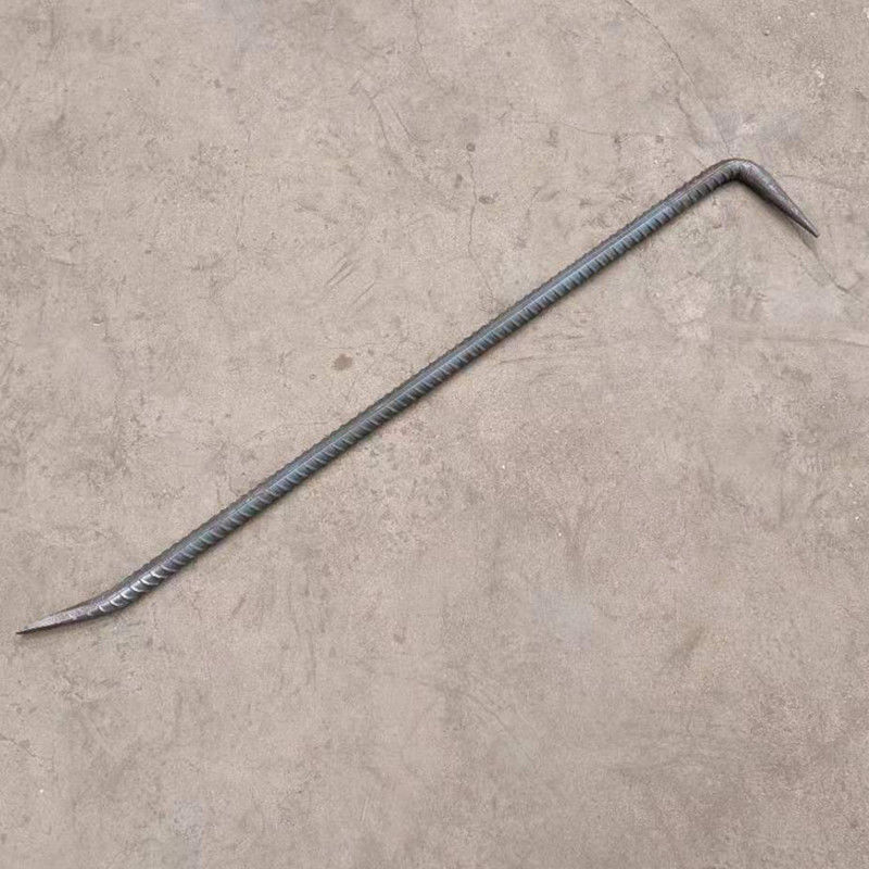 木工撬棍纯手工锻打拆铝木模神器专用7字形撬棒杠工地螺纹钢工具 木模