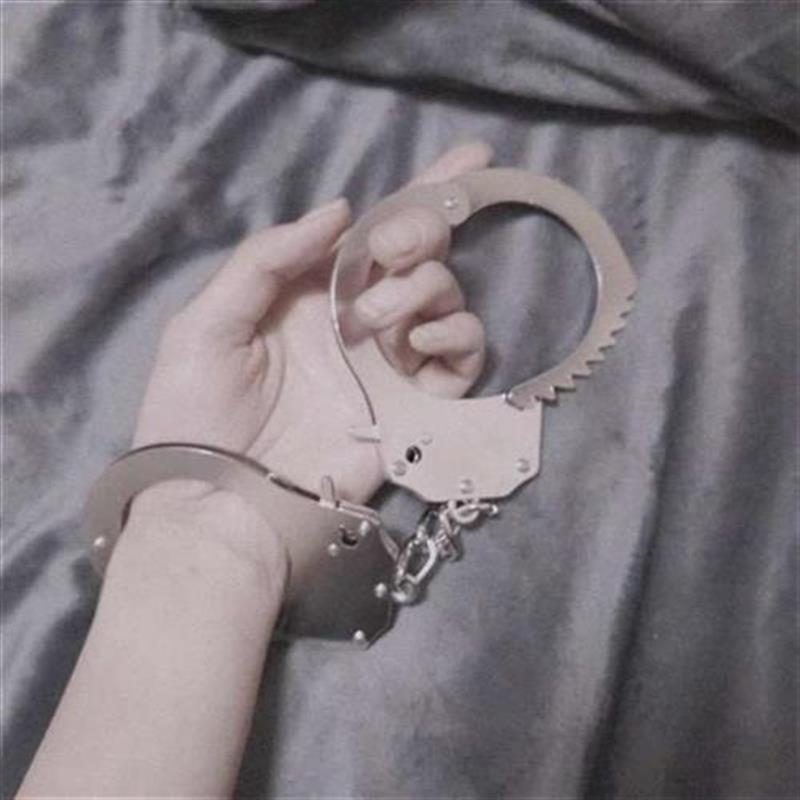 【京东推荐】手铐警察真手扣手考锁金属o囚犯加厚手拷警l铐道具恶搞