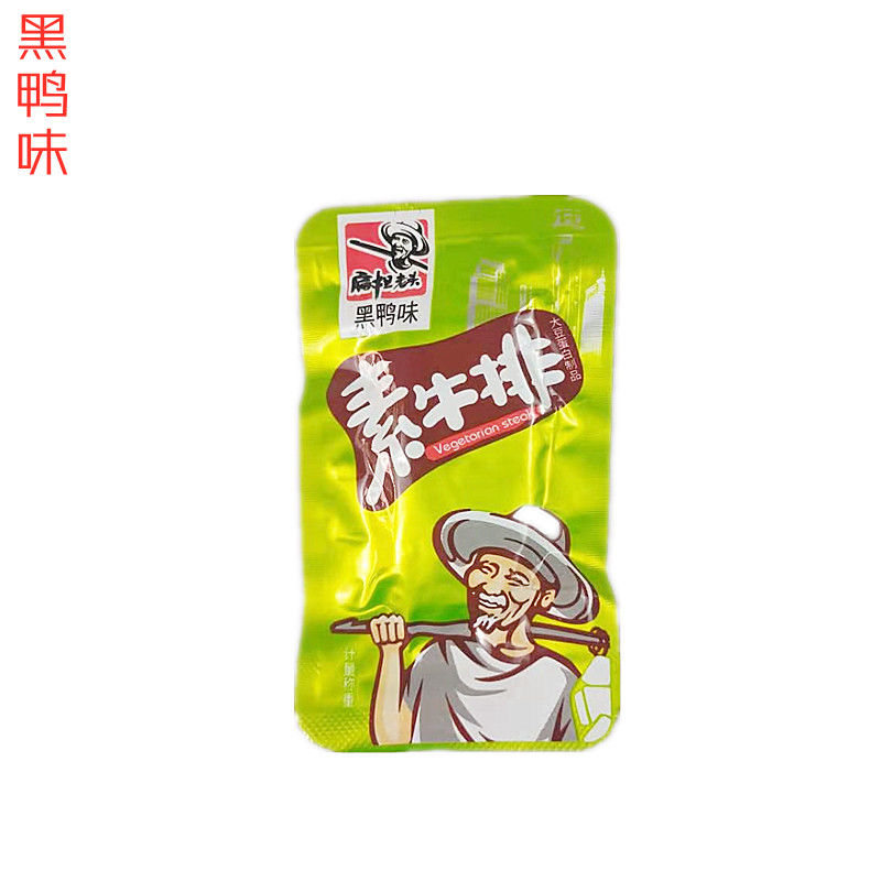 扁担老头素牛排500g扁担老头素牛排休闲小吃小包装零食散装手撕牛汁
