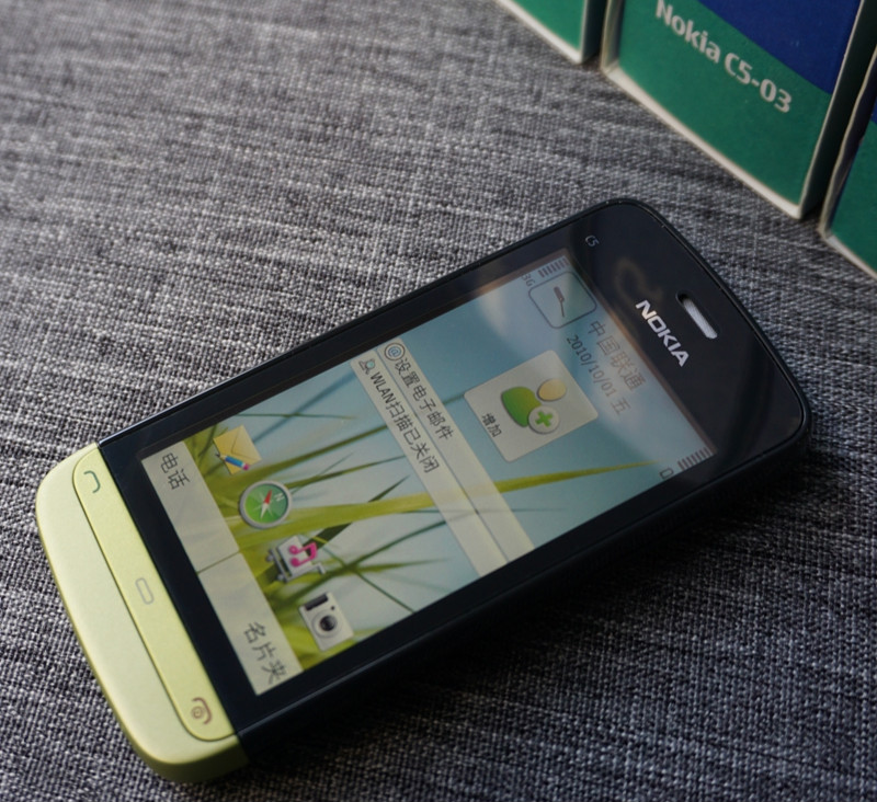 nokia诺基亚c503全新经典塞班s60v5小巧音乐触控备用学生手机