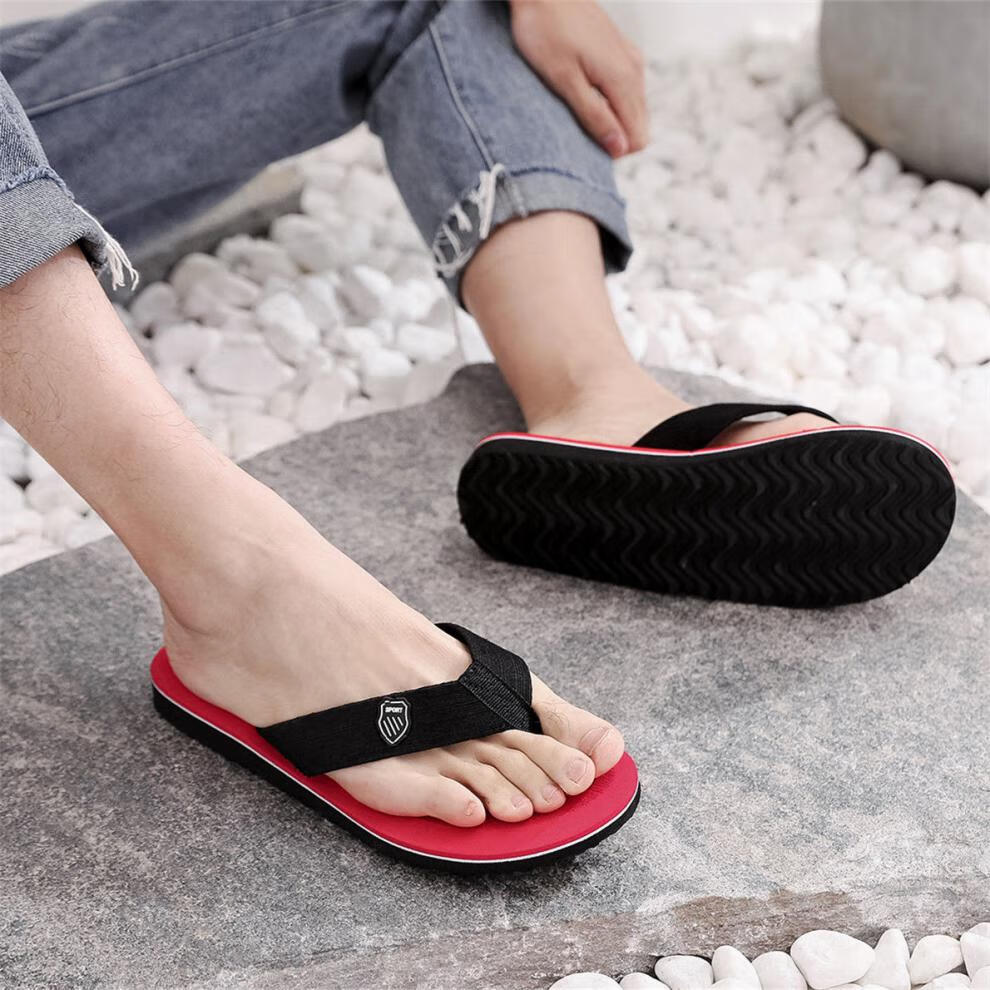 fgacct男拖鞋夏季人字拖凉鞋男潮流防滑帅气外穿外出按摩年轻人广东