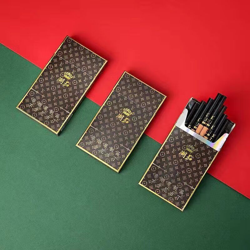 【京选茗烟】【精选茗烟】潮茄细支雪茄茶叶烟一条10包200支男女雪茄