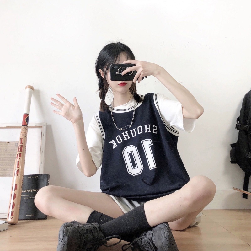 夏季短裤女热裤子运动篮球服套装女夏季新款学生韩版宽松百搭休闲球衣