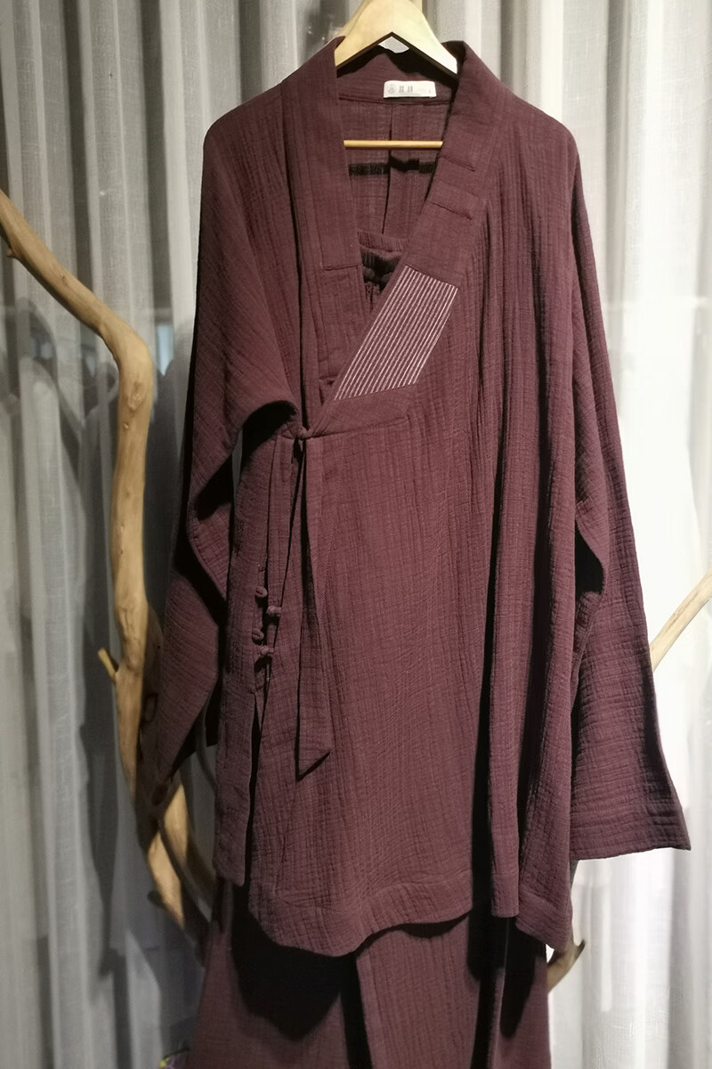 慈缘僧服罗汉褂四季款僧衣短褂男女款僧袍套装禅修衣和尚服 冬季加厚