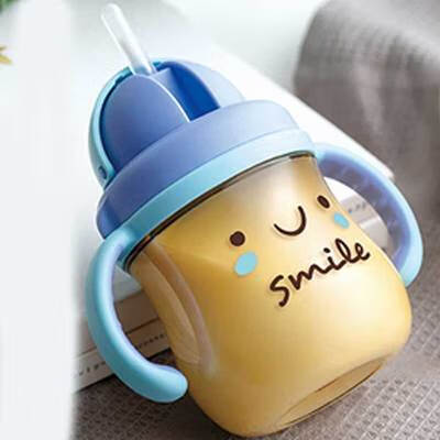 辛巴吸管杯simba小狮王辛巴ppsu吸管杯学饮杯宝宝喝奶瓶水杯把手防250