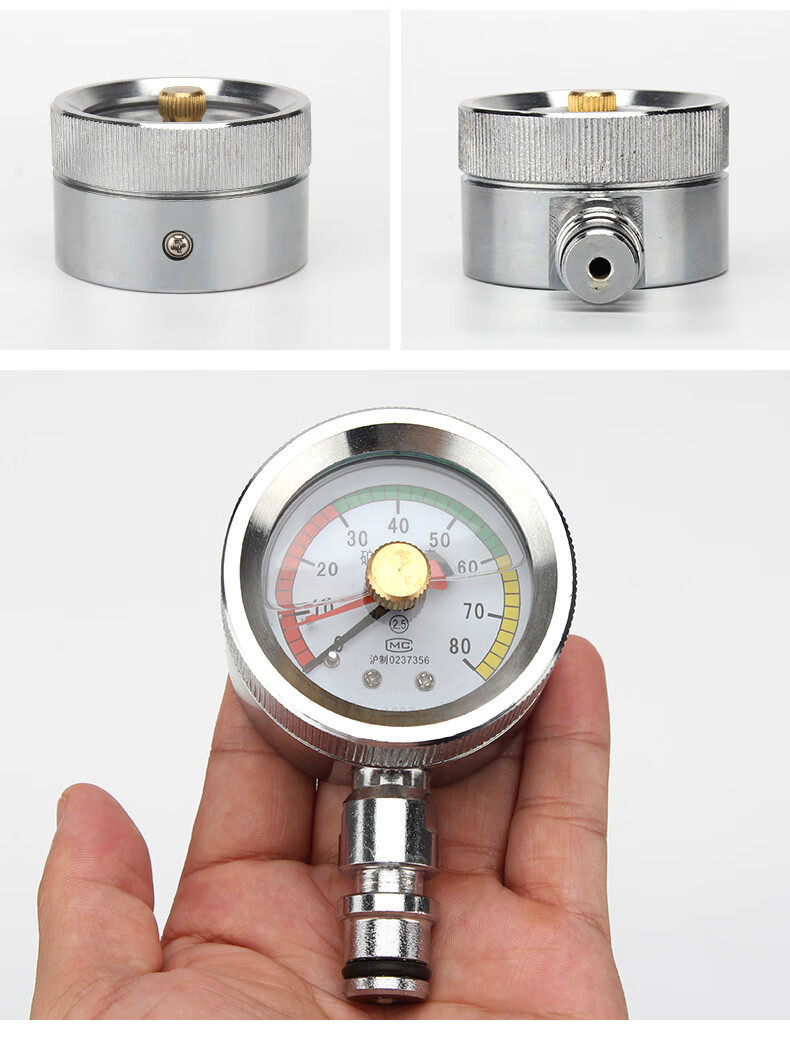 矿用耐震双针压力表80mpadn10kj10煤矿支架不锈钢液压油双针记忆真空
