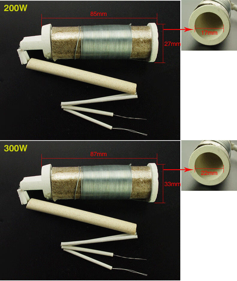 烙铁芯外热大功率烙铁芯75w100w150w200w300w500瓦大功率寿命长50w