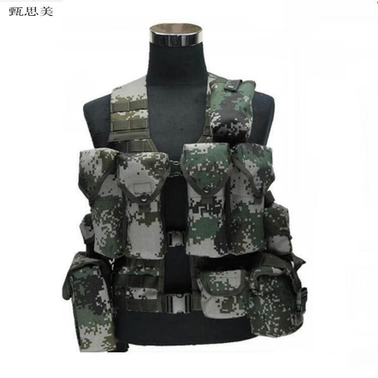户外鞋服 军迷服饰 甄思美(zhensimei) 单兵战斗携行具背具迷彩战术