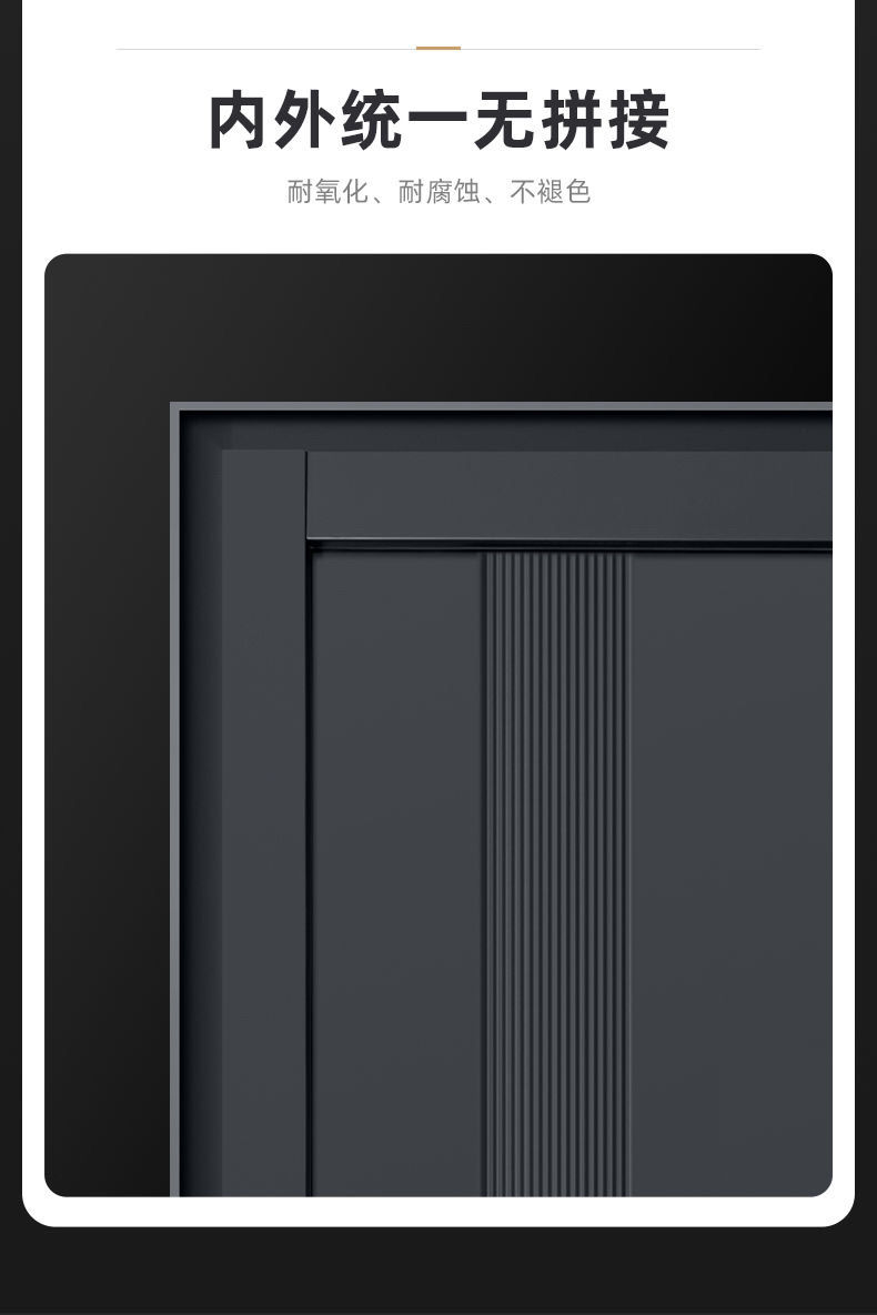 氟碳漆甲级智能防盗门家用进户门安全入户门安全门子母门别墅门 单门