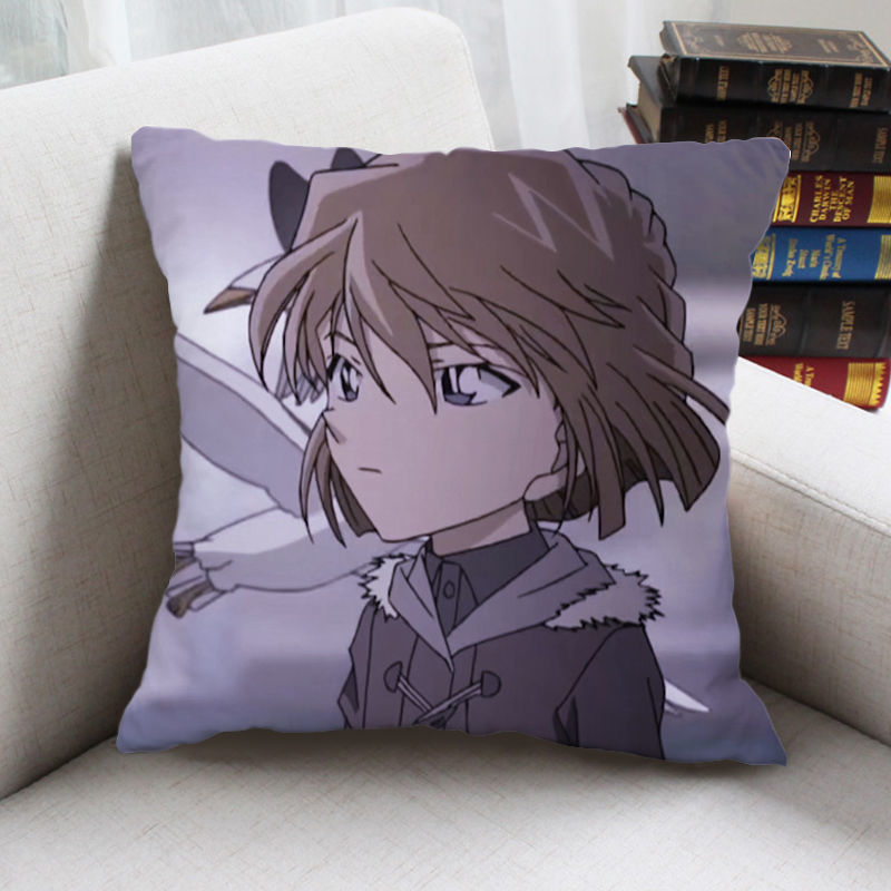 灰原哀动漫抱枕双面名侦探柯南周边二次元靠枕定做枕头生日礼物 t 35*