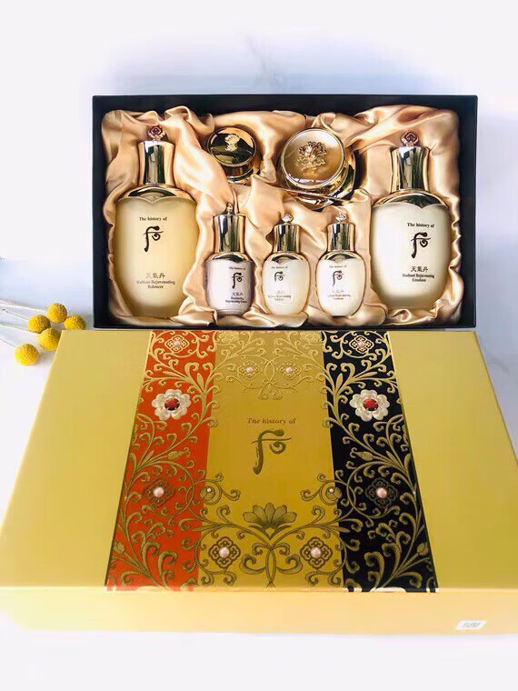 【京品优选】韩国 whoo后拱辰享秘贴津率享水妍套盒/套装补水保湿珀蔓