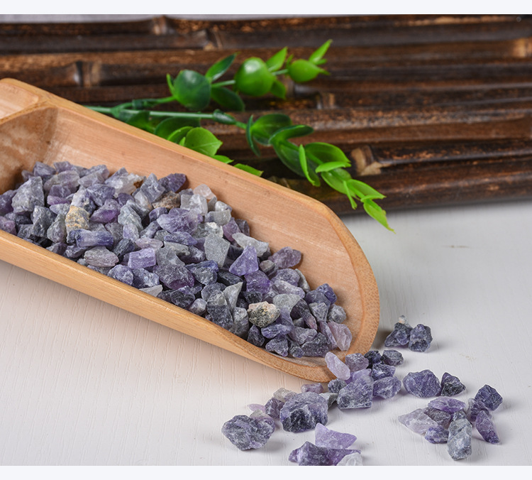 秦霄堂 矿石类紫石英 紫英石 紫萤石非玥 中草药材原材料 紫石英500g