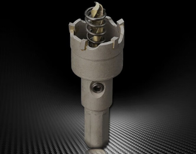 定制不锈钢开孔器金属开孔器厚铁板打孔钻头铝合金扩孔器 红色 硬质