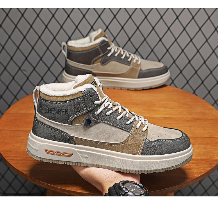 耐克nike棉鞋男冬季保暖加绒加厚雪地靴防水防滑高帮男鞋运动休闲板鞋