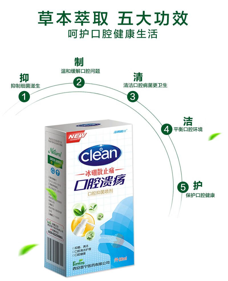 冰硼散止痛口腔溃疡喷雾液喷剂口疮凝胶儿童药水 狂欢:拍一盒1 2盒