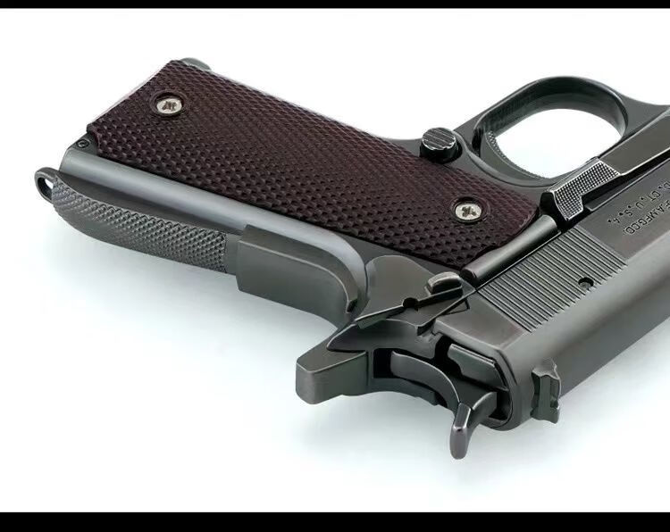 柯尔特新款m1911模型玩具全拆卸抛壳模型枪金属玩具手炝仿真1比2.