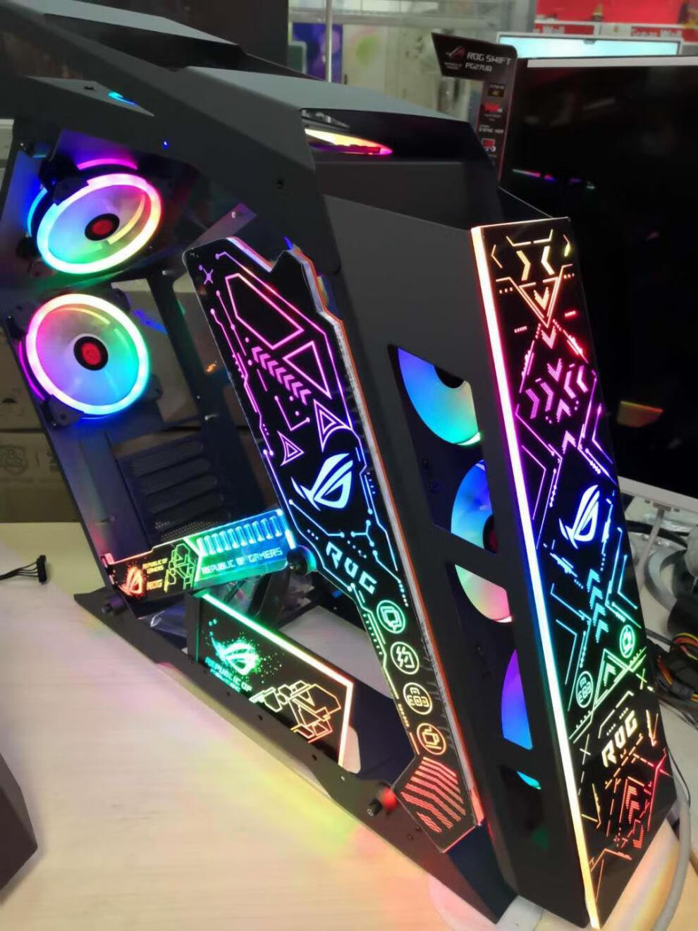rog灯板四件套机箱灯板大咖/中咖/小咖机箱专用装饰灯版技嘉华硕美队