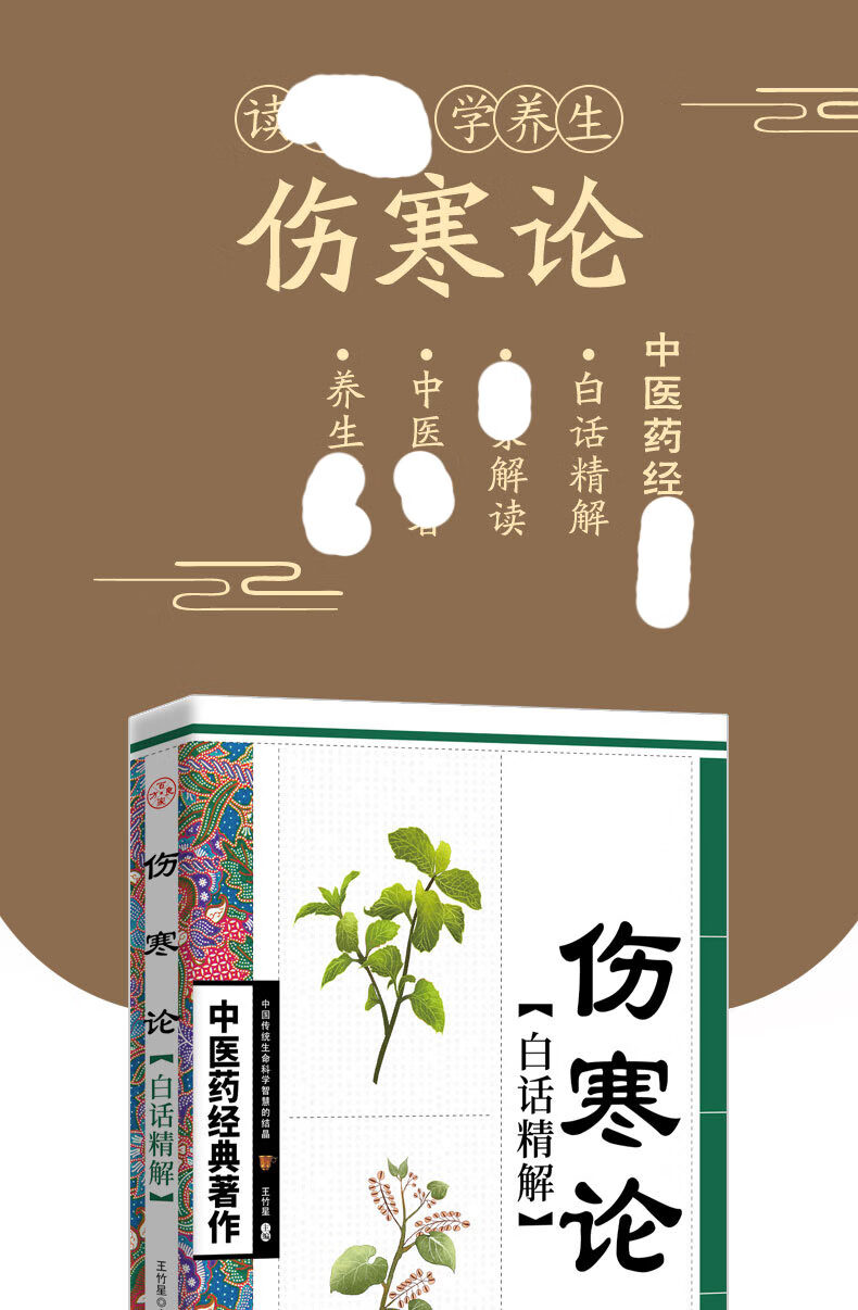 《伤寒论 张仲景正版 中医四大名著之一 伤寒杂病论白话解本草纲目