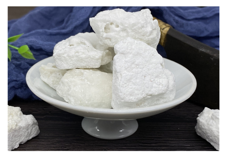 同仁堂旗下晗青堂材料枯矾500克g枯矾粉中药煅白矾煅明矾块非一斤散装