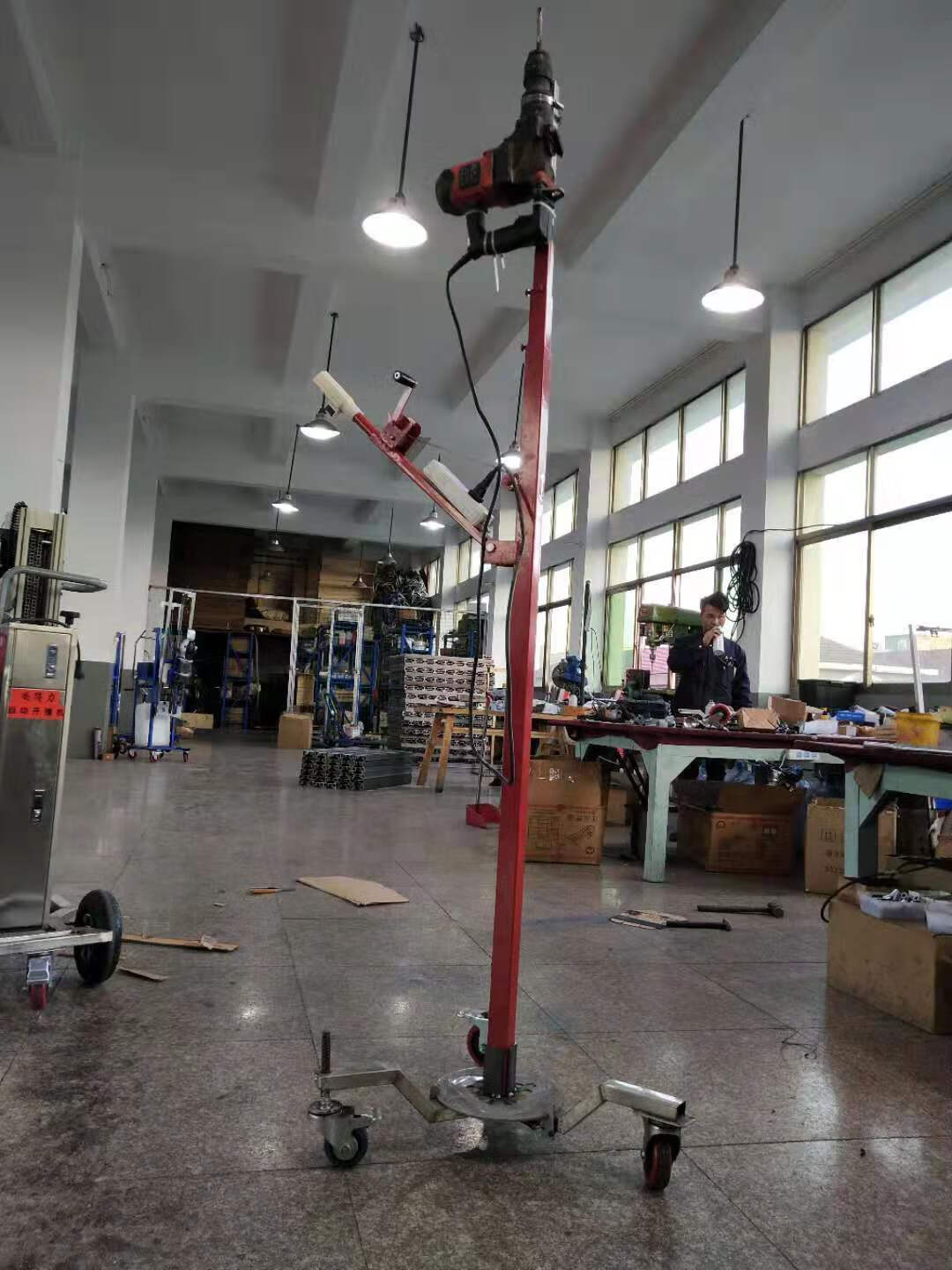 升降式电锤架子伸缩支架天花板吊顶支撑杆电锤冲击钻打孔通用神器45米