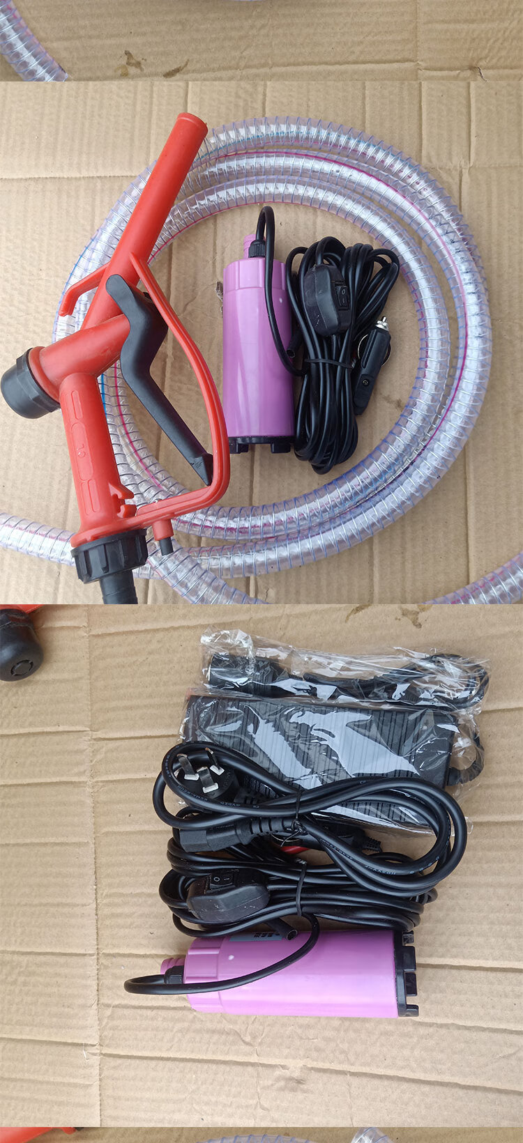 抽油泵电动柴油12v伏24v220抽油加油器小型耐用王12v电瓶夹