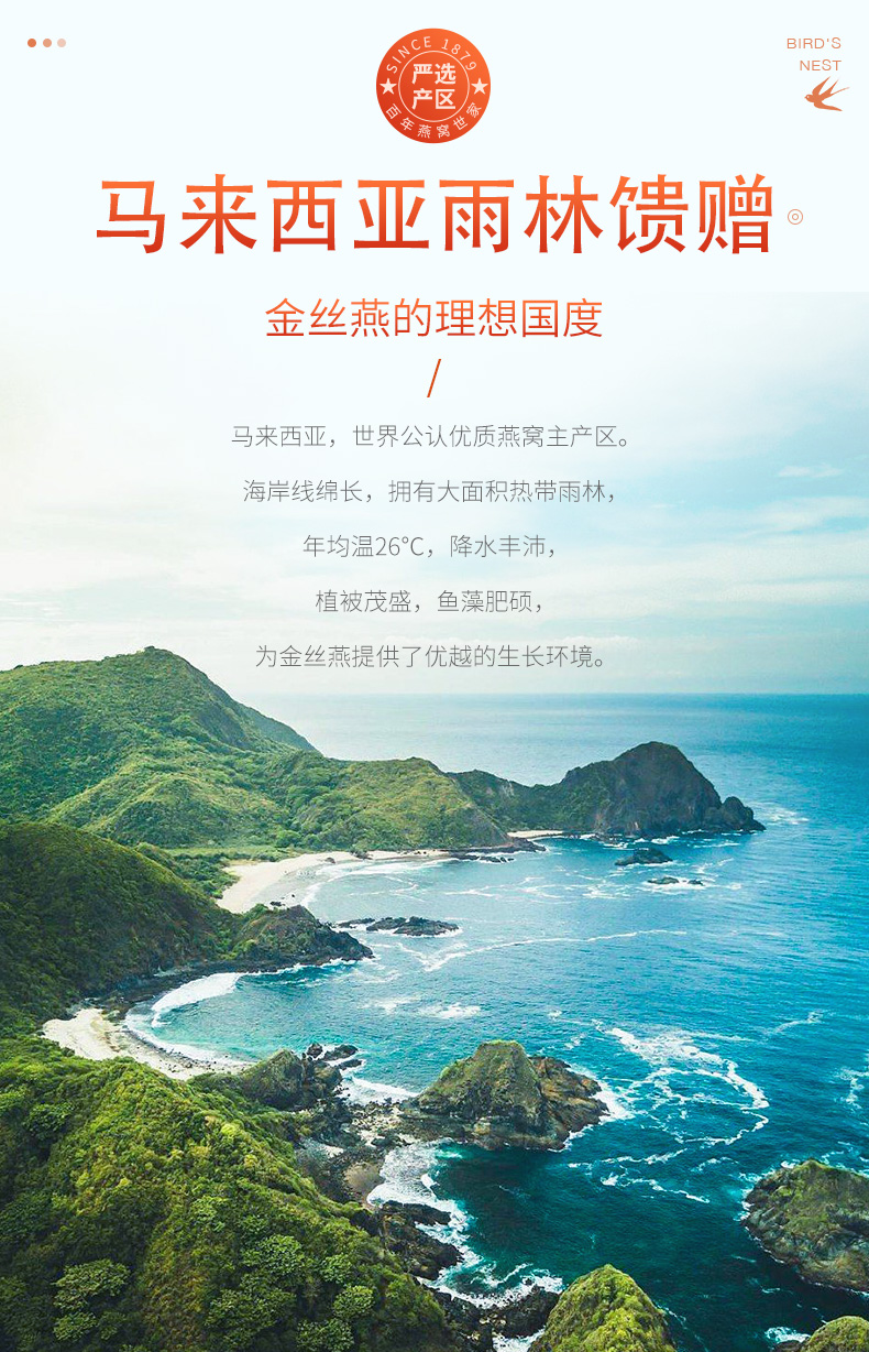 余仁生 燕窝 干盏 马来进口干燕窝 老人孕妇女性营养品 溯源燕窝h1