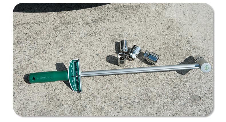 扭矩扳手 指针式公斤扳手扭力力矩扳手48111汽车维修加长型300nm套筒