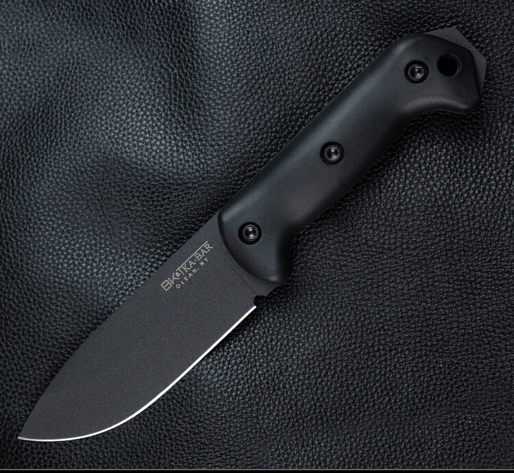 美国kabar卡巴bk2/bk7户外求生装备战术生存直刀长款高硬度 深灰色 60