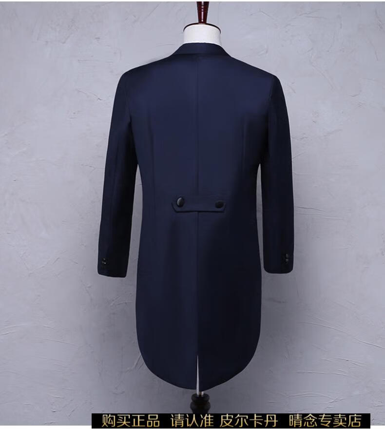 皮尔卡丹品牌直售燕尾服男士2021新款新结礼服影楼舞台演出美声大合唱