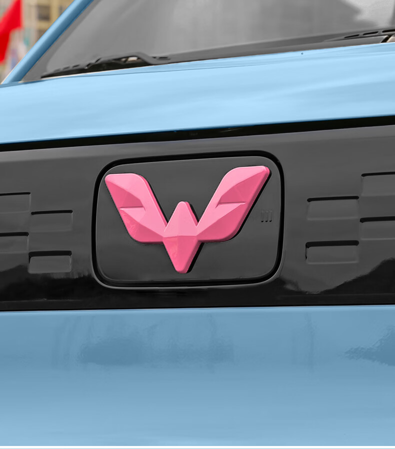 点缤 适用于20-21款五菱宏光mini ev前后车标贴片中网贴miniev迷你