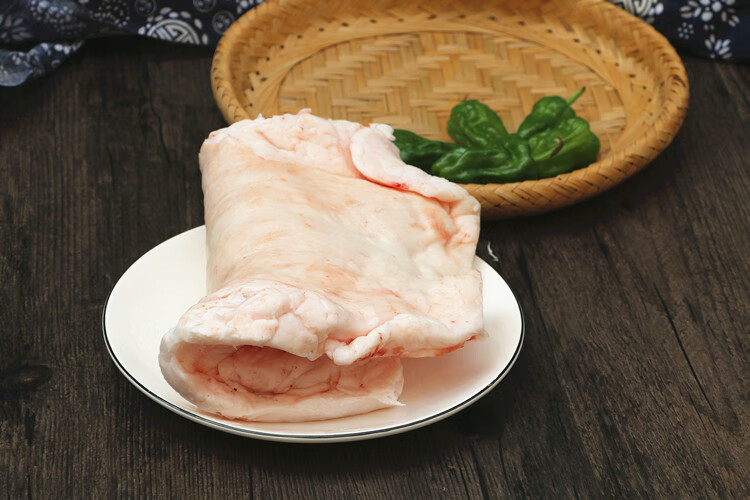 fghgh新鲜猪板油猪油生猪油猪肥油猪白油猪网油6斤