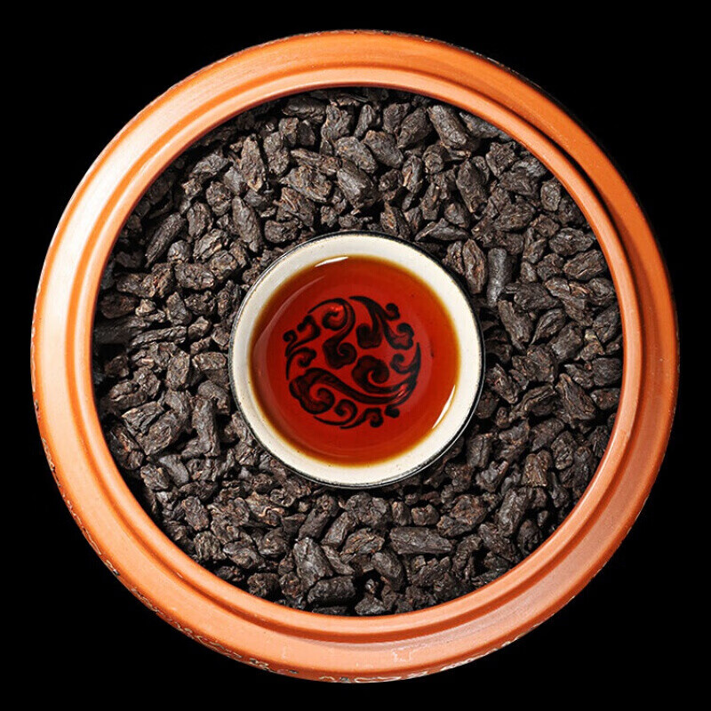 9折碎银子普洱茶化石碎银子糯米香熟茶老茶头古树散茶浓香型普洱茶叶