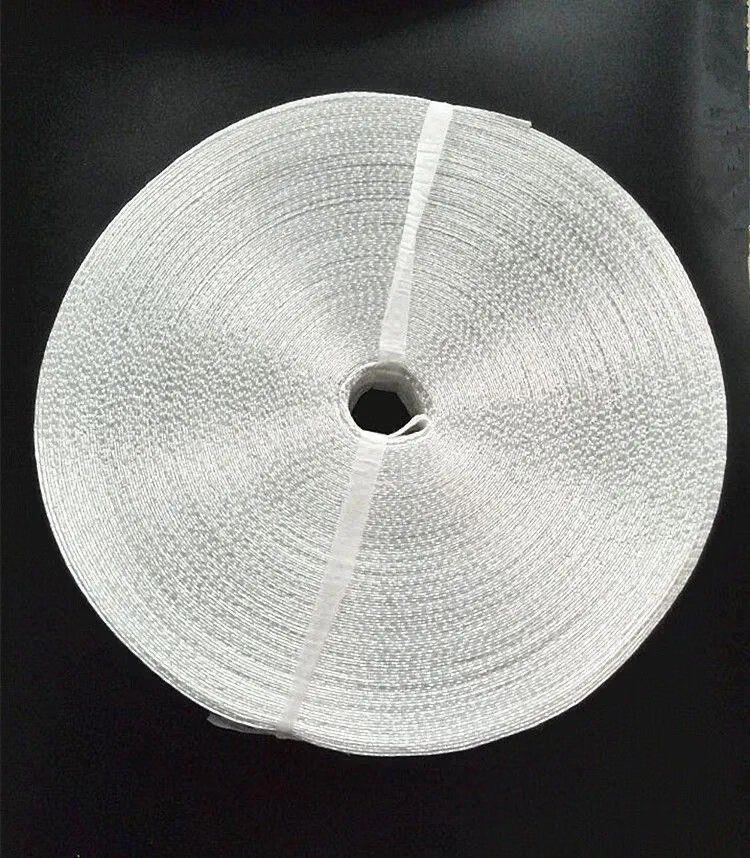 玻璃绳玻璃扁绳玻璃扁带编织带/玻璃绑带/拖车绳 吊绳捆绑绳 白色