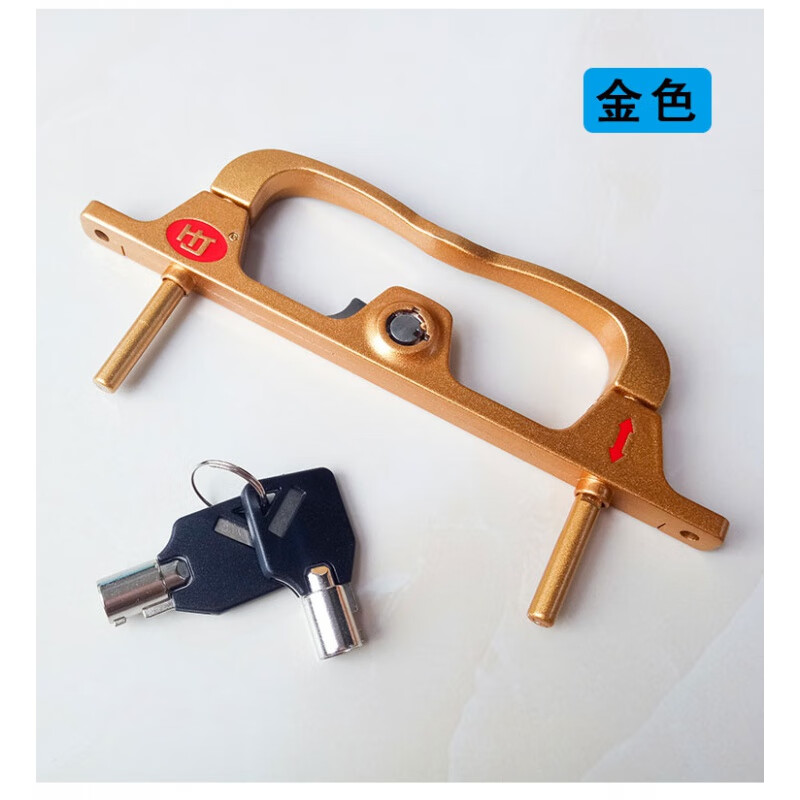 金刚网纱窗两点锁框中框双点锁已拆洗金刚网纱窗锁海俊lg101配件浅