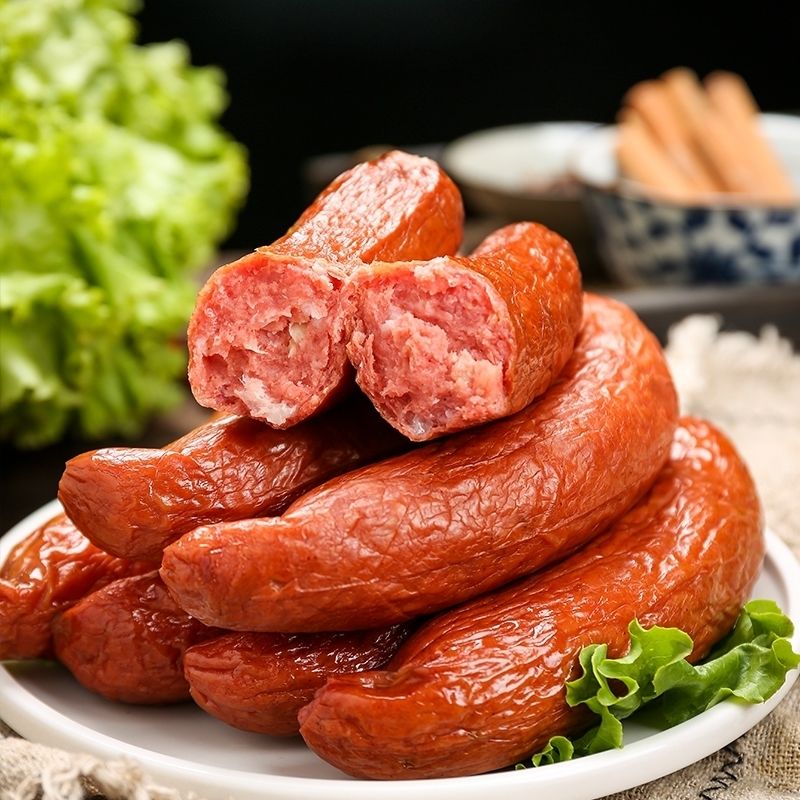 哈尔滨红肠正宗东北特产风味肉肠俄罗斯蒜香香肠熟食即食小吃零食 90g