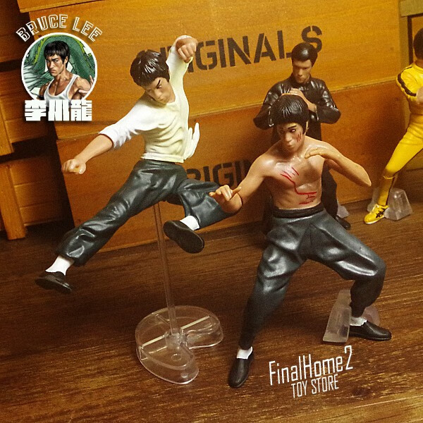 世界名人 武术 李小龙 截拳道 功夫摆件模型玩具玩偶 a【图片 价格