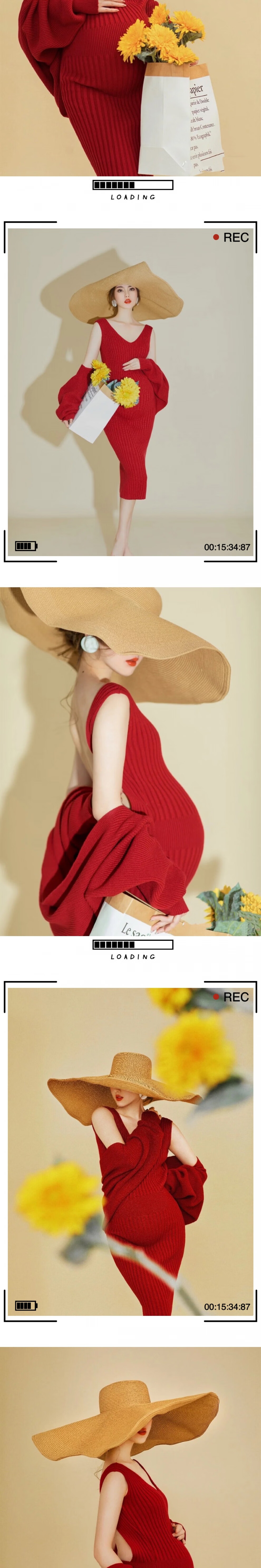 2022新款女装孕妇艺术照服装孕妇写服装孕妇照衣服拍照在家拍装孕妈咪