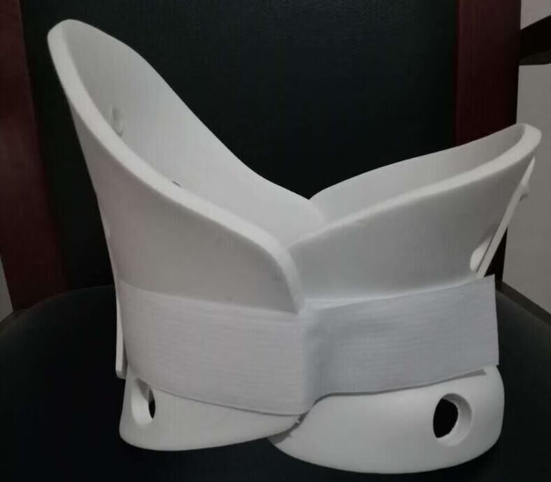 颈托颈椎固定支具脖子术后支架脖托围领高分子可调护颈锥白色l大号