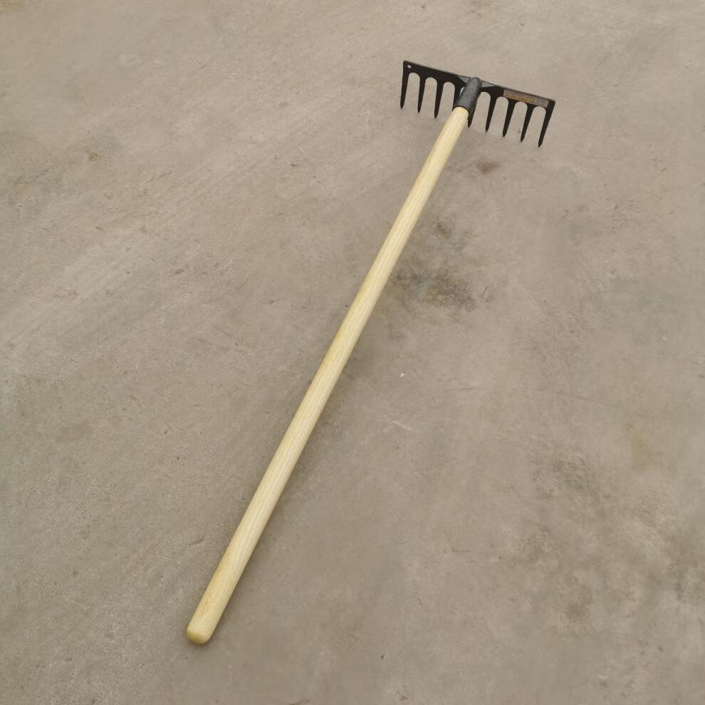 全钢刮锄建筑水泥耙工地平灰拌沙混凝土耙子刮板灰扒子刮粪晒粮食 网