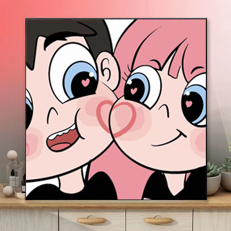 图案形式:平面题材:人物风格:简约风装裱:无框画框材质:ps类别:油画