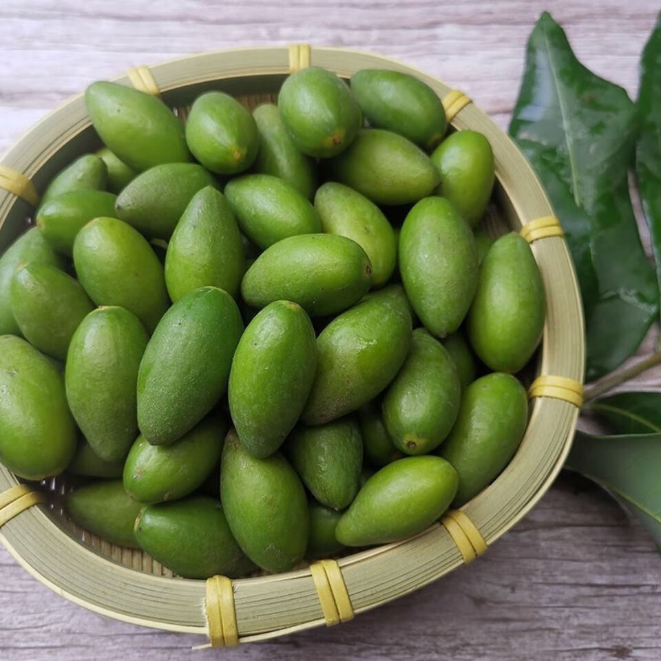 甜橄榄特甜甜种金灶橄榄果甜生吃酥脆无渣甘甜青翠生橄榄好吃2斤