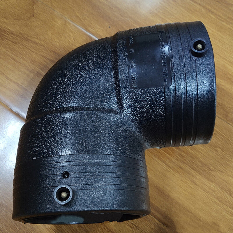 hdpe电熔弯头90度°电容管件钢丝网骨架管配件接头11020031546308 355