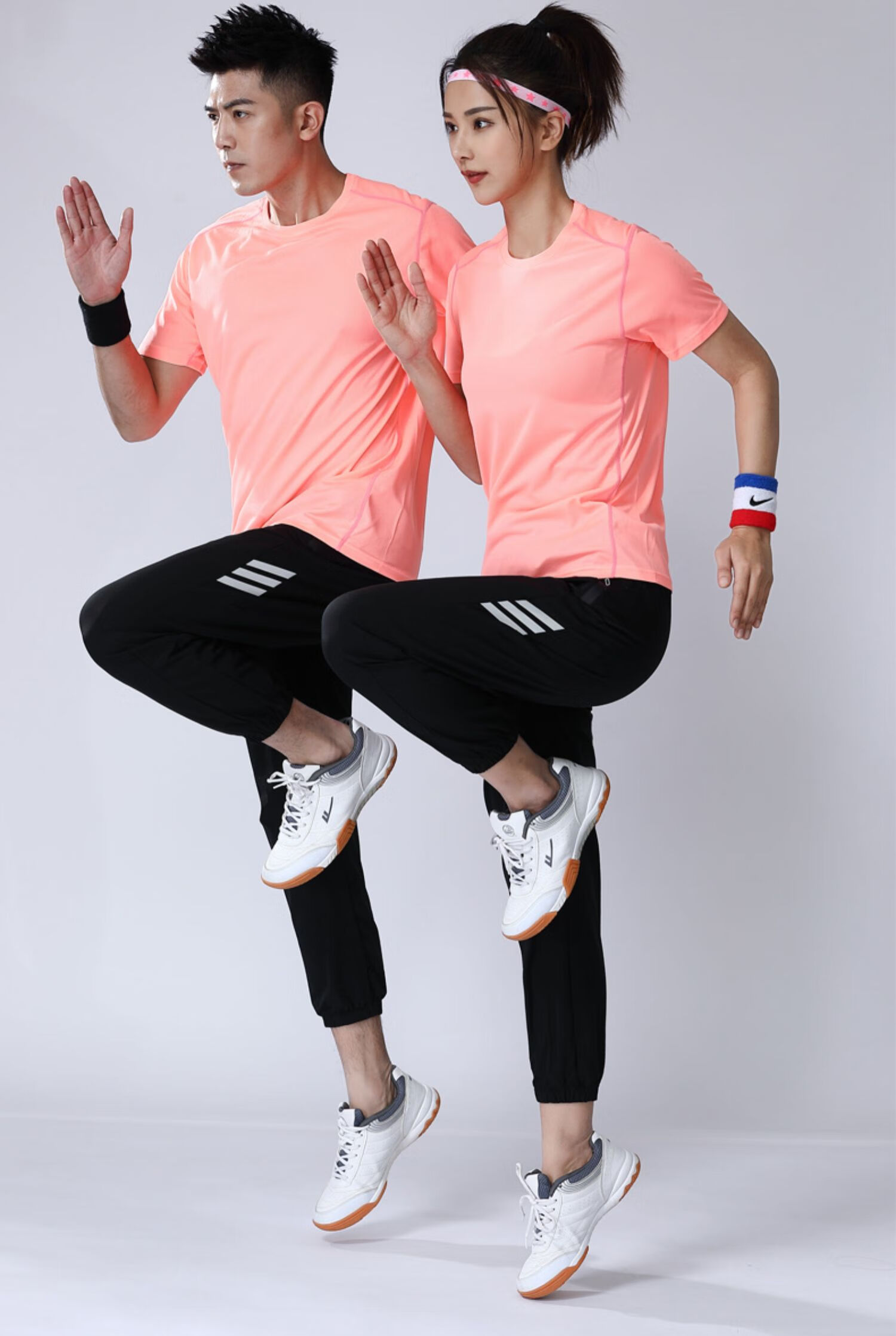 训练服套装男体考服女短跑马拉松短袖比赛运动田径服跑步定制京迪卡