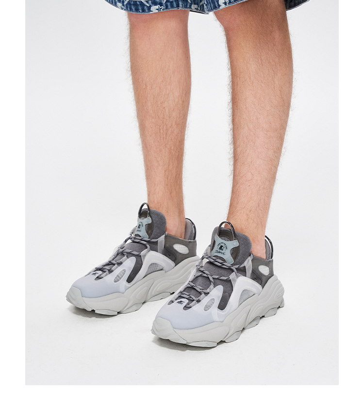 starter男女同款潮流厚底增高休闲时尚百搭极峰夏季户外老爹鞋 灰色