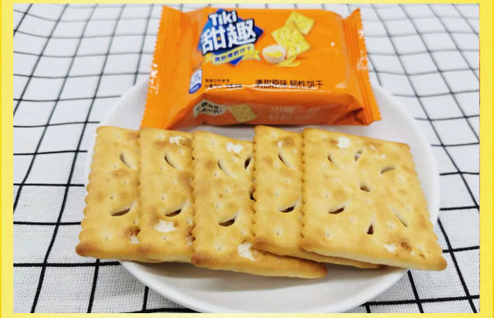 闲趣饼干散称小包装原味咸味饼干海苔甜趣散装零食甜趣海苔500g约20包