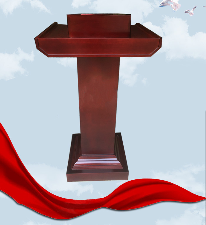 实木宪法宣誓台人大监视台单位讲台入党宣誓台政府入职讲台胡桃色1