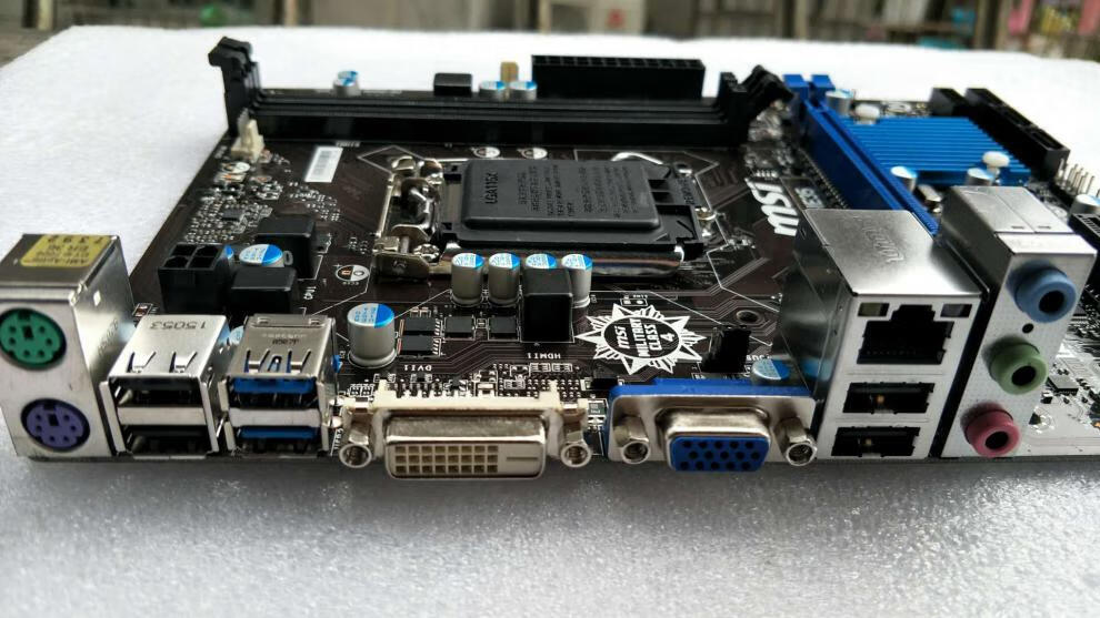 msi/微星 b85m-ie35 1150针 台式机 dvi 高清主板 ddr3 b85 绿色